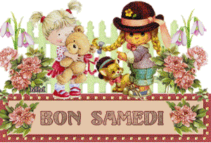Gif animé Bon samedi enfants